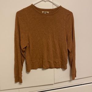 Madewell Cropped 3/4 Sleeve Tee-XS